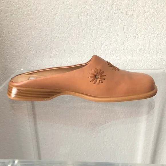 Vintage Y2K Croft & Barrow Leather Mule Slides - Picture 7 of 12